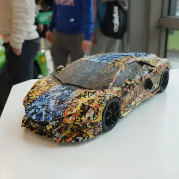 ランボルギーニのアートモデル（ランボルギーニ博物館にて）