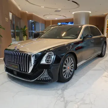 中国車(紅旗のショールームにて)