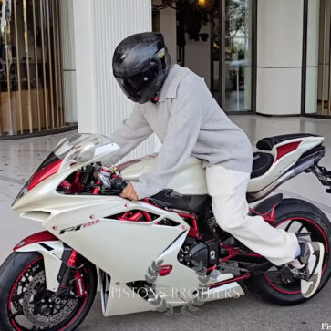 【新品】　MV AGUSTA ヘルメットケース グレー　ショルダー　バイク MVアグスタ F4RR コルサコルタ バイク購入ガイド バイクブロス