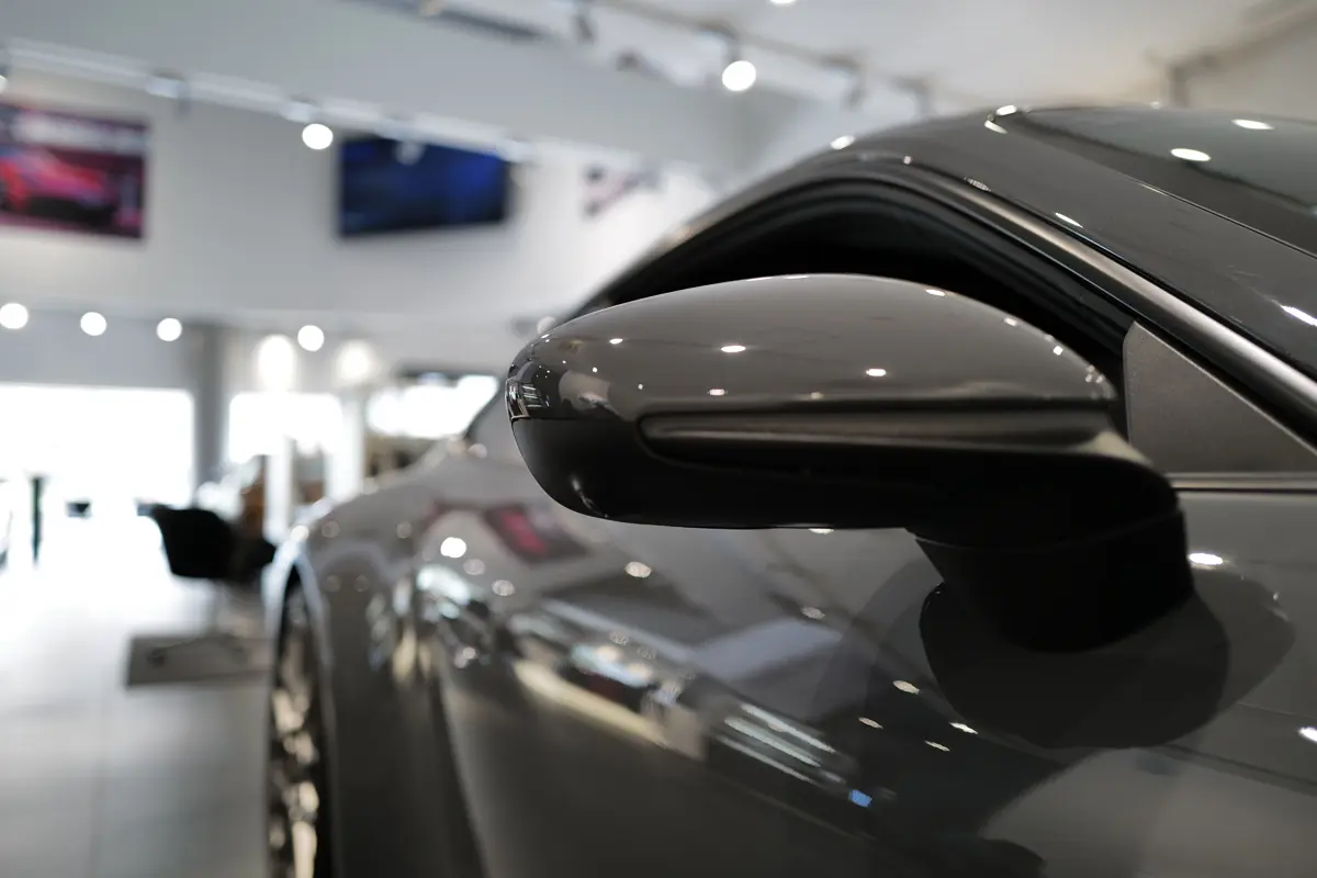 ポルシェ911のドアミラー（グレー）