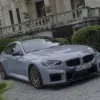 BMWが新型M2 CSを公開。巨大なダックテールスポイラーが屹立するリヤビューはまさに独特、「もっとも軽く、もっとも機敏なM」の誕生