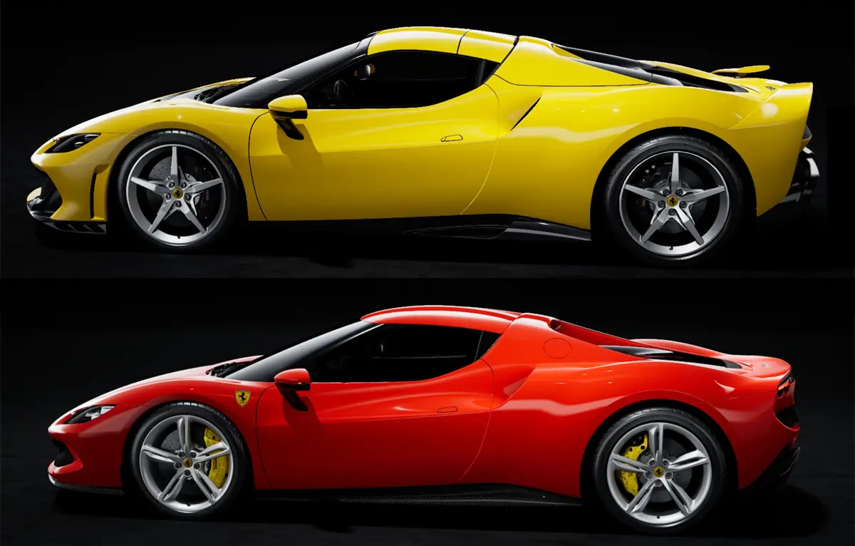 フェラーリ「296スペチアーレ / 296スペチアーレA」は296GTB / 296GTSに比較してどう外観が変わったのか(2)?より長く、より低く、そしてより先進的に