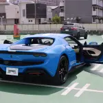 ボクがフェラーリ296GTBに選んだオプション「ブラックのホイール」「ブラックの跳ね馬」「ブラックのテールパイプ」。ボクはブラックのディティールが大好きである