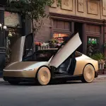 【最新情報】テスラ「サイバーキャブ（ロボタクシー）」、2026年登場も現実味？ギガキャスティング技術で低価格量産を目指す。株価回復の切り札となるか
