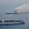 【速報】中国から出港したEV輸送船が太平洋で炎上。約3,000台の新車が被害か、目的地への到着は絶望的