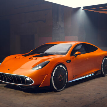 ルセデス-AMGの未来がここに。「CONCEPT AMG GT XX」正式公開。F1由来の革新EVドライブと未来のスポーツカー像、2026年には市販へ