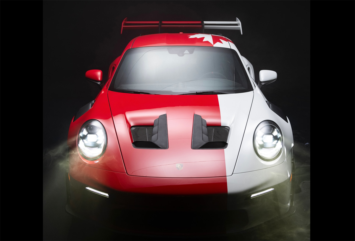 【限定モデル】カナダを称える特別なポルシェ911 GT3 RSが登場。ペイントも内装もカナダ愛が満載