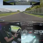 「前を走るクルマが逆走しているかのように見える・・・」リマック・ネヴェーラがニュルブルクリンクで見せた「顔が歪むほどの」加速力とは？【動画】