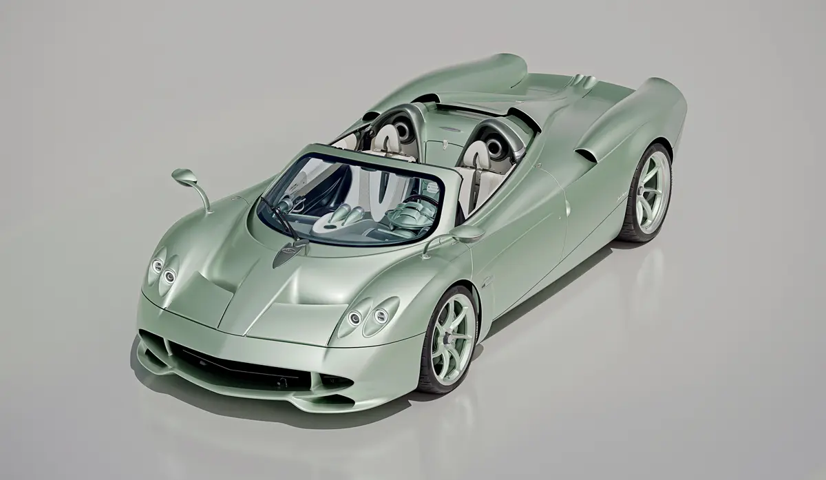 【世界限定10台】パガーニ・ウアイラ・コーダルンガ・スピードスター登場。V12×MT×タルガトップ=芸術作品