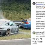 【まるでアクション映画】ニュルブルクリンクでポルシェ911 GT3 RSとBMW M2が激突して吹っ飛び爆発炎上。なお奇跡的に両ドライバーは生還【動画】