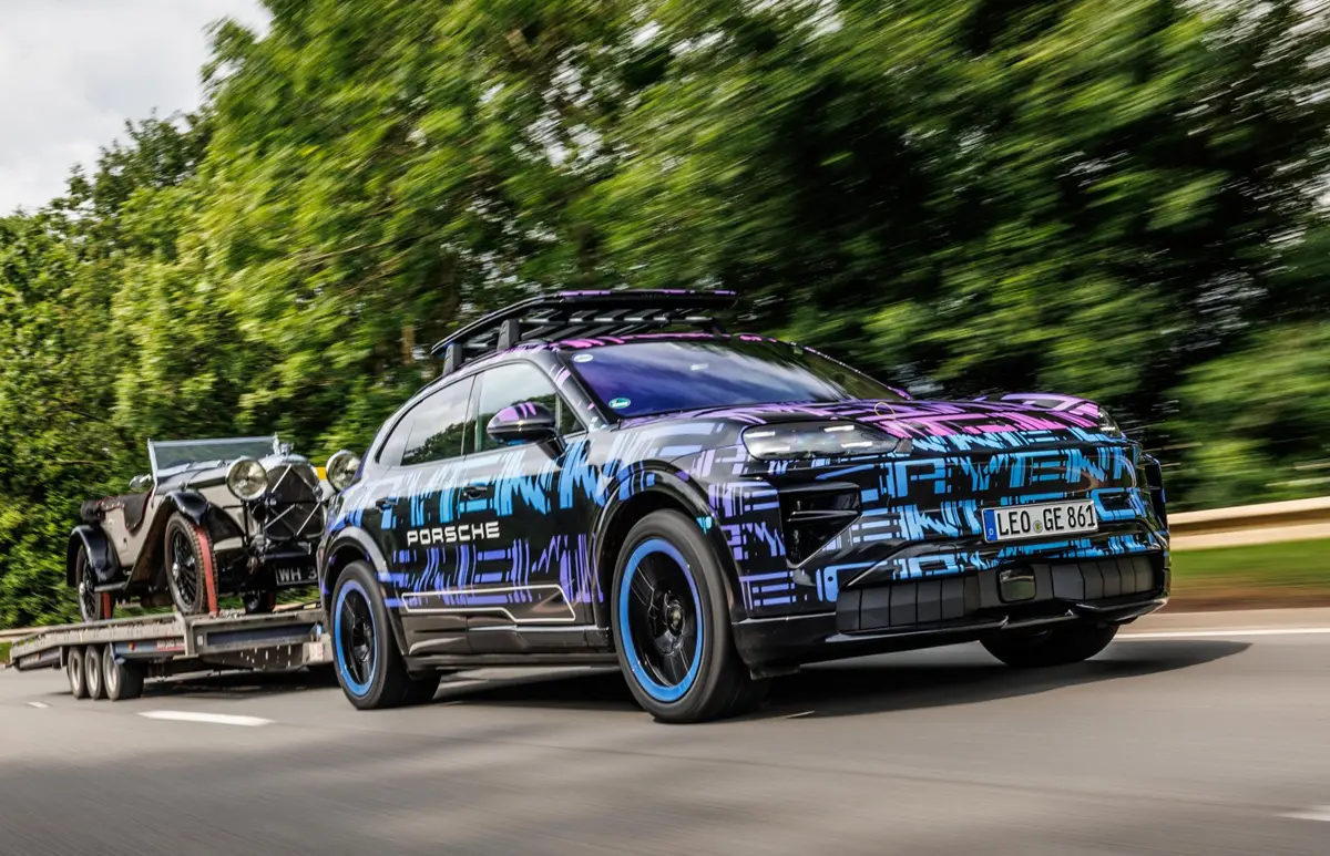 【新型EV】ポルシェ「カイエン・エレクトリック」がSUV最速記録樹立。牽引力も3.5トン、実用性と走りを両立する
