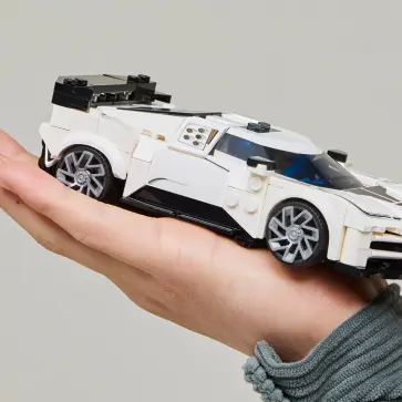 【レゴ×ブガッティ】同社史上もっとも生産台数が少ない「チェントディエチ」がスピードチャンピオンズに登場。291ピースにて忠実再現