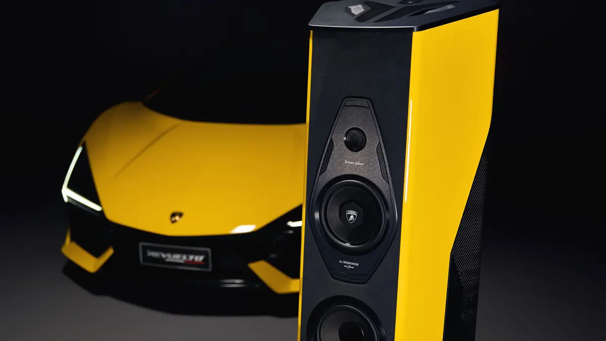 【ランボルギーニ×ソナス・ファベール】レヴエルトをイメージした究極の限定スピーカー「Il Cremonese Ex3me」が誕生