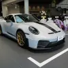 ポルシェ911GT3のフロント（グレー）