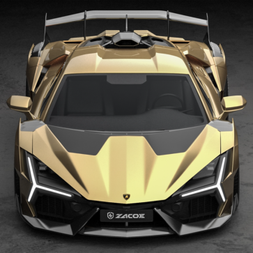 【驚愕】ランボルギーニ・レヴエルトを“バットモービル”化？カーボンまみれのワイドボディキット「ザコー・ステージ2」が公開