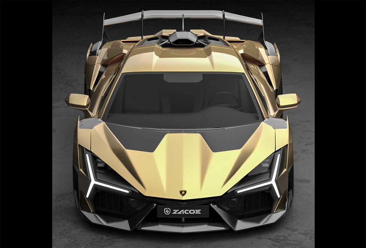 【驚愕】ランボルギーニ・レヴエルトを“バットモービル”化?カーボンまみれのワイドボディキット「ザコー・ステージ2」が公開
