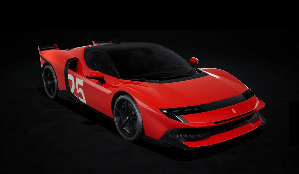 フェラーリ849テスタロッサのコンフィギュレーター公開。ボディカラーは「グレー系」増加、リバリーが充実し「ナンバー」を入れることも可能に【動画】