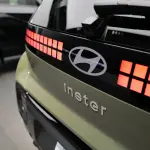 ヒョンデ・インスターのテールランプ