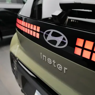 ヒョンデ・インスターのテールランプ