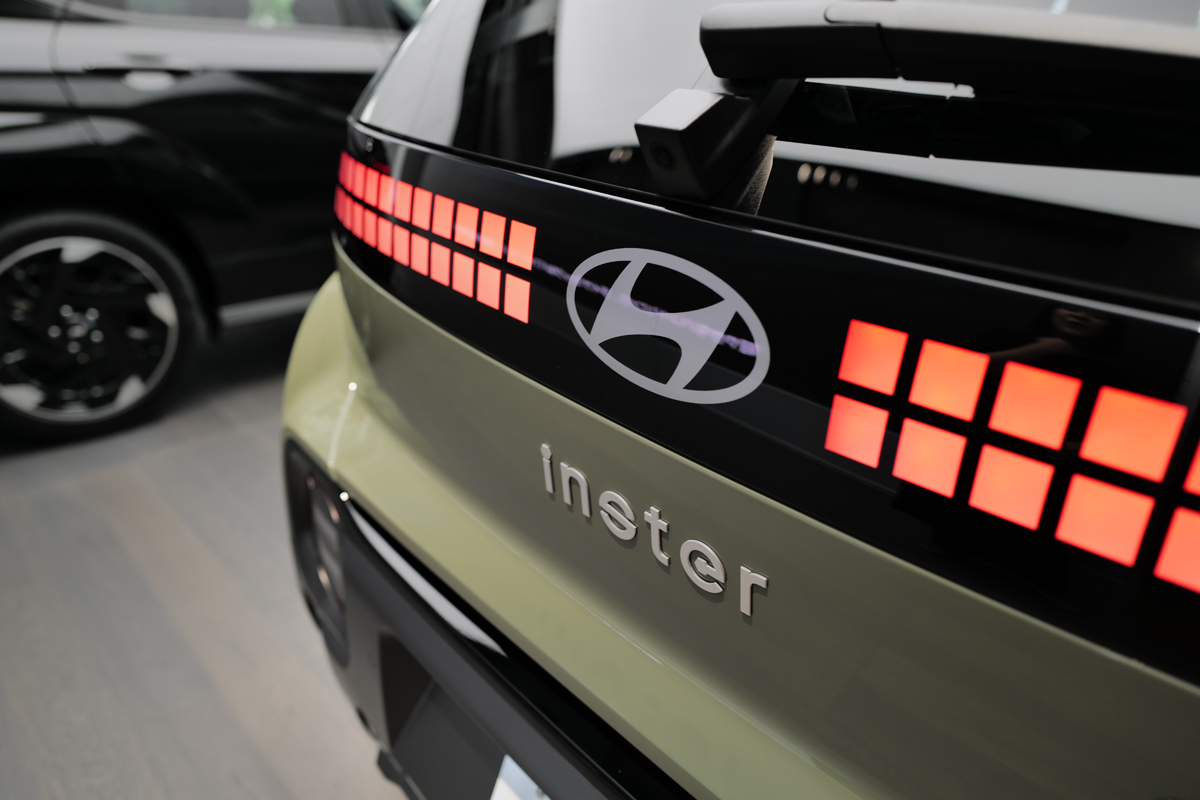 ヒョンデ・インスターのテールランプ