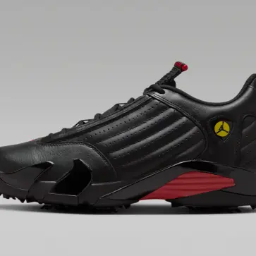 ナイキにはフェラーリ550マラネロをイメージした「エアジョーダン14」が存在する。今回「ジョーダン14G」としてやはりフェラーリっぽいカラーで復刻