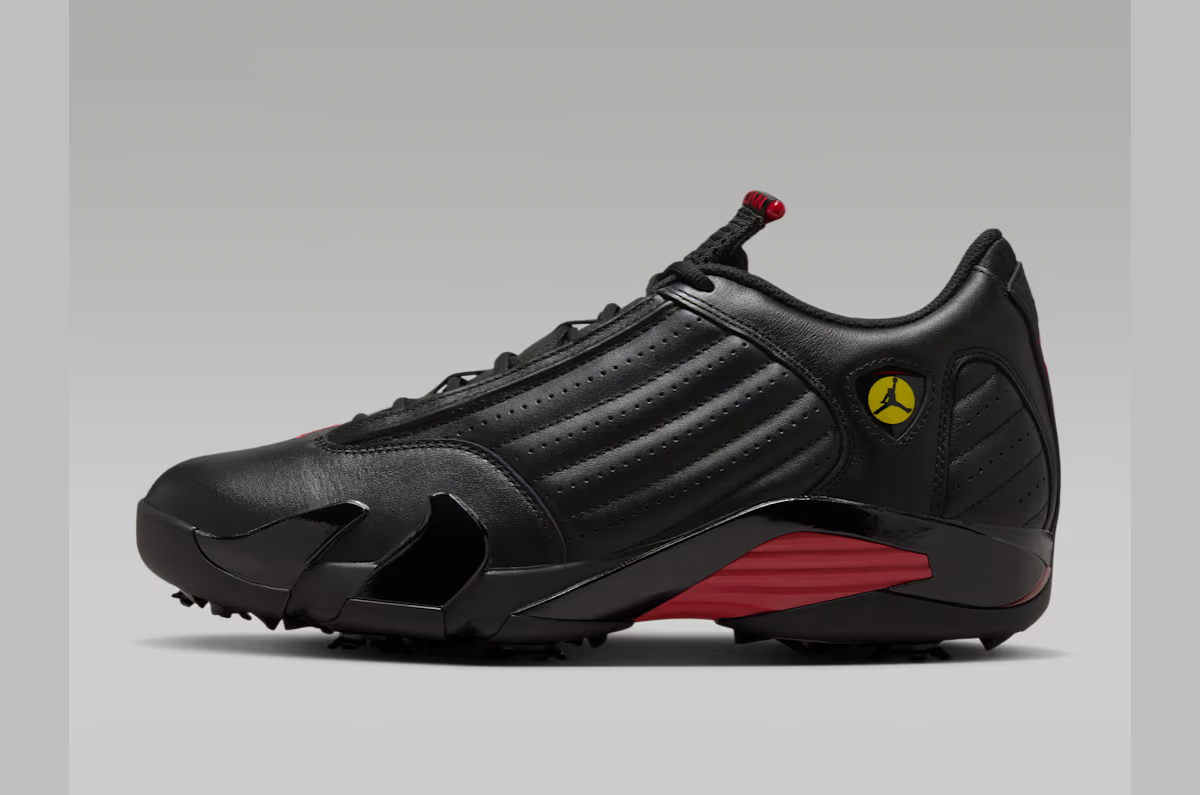 ナイキにはフェラーリ550マラネロをイメージした「エアジョーダン14」が存在する。今回「ジョーダン14G」としてやはりフェラーリっぽいカラーで復刻