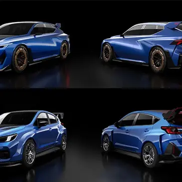 スバルが提示する「未来の安心と愉しさ」:”電動” ”内燃機関”両方においてSTIのハイパフォーマンスモデルが示される