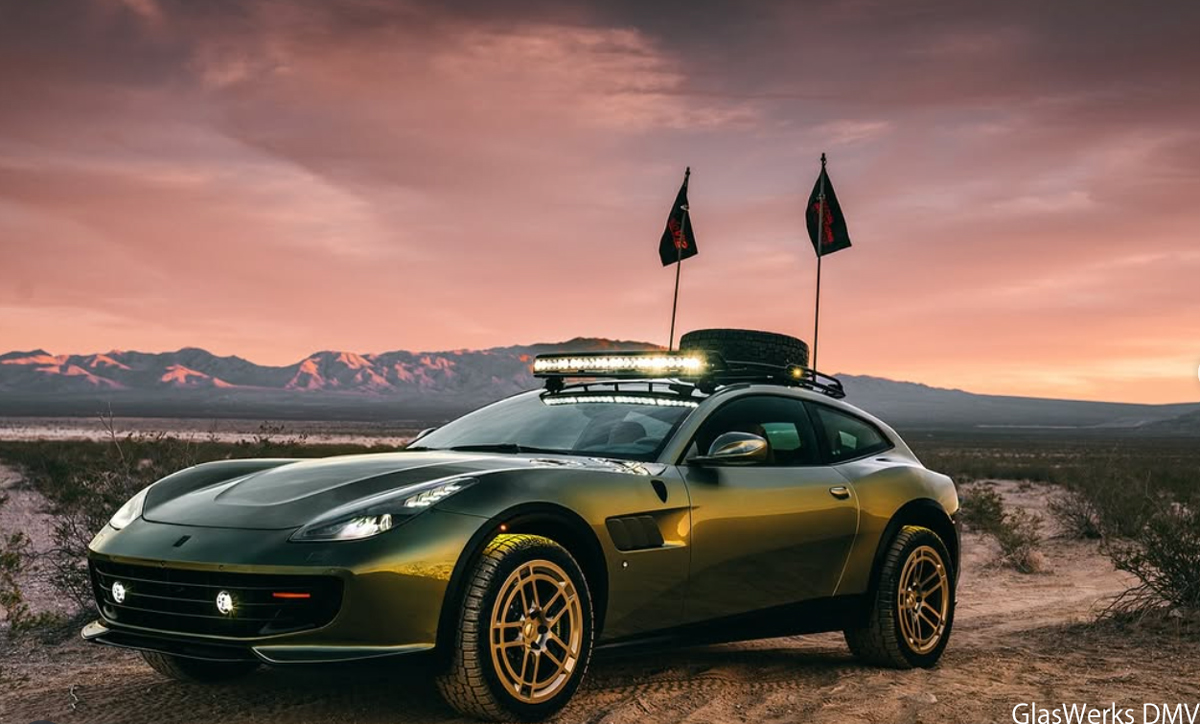 【フェラーリ版911ダカール!?】世界初の“V12イタリアン・オフローダー”「エレヴァート」登場。まさかの大胆発想によって現実世界に降臨