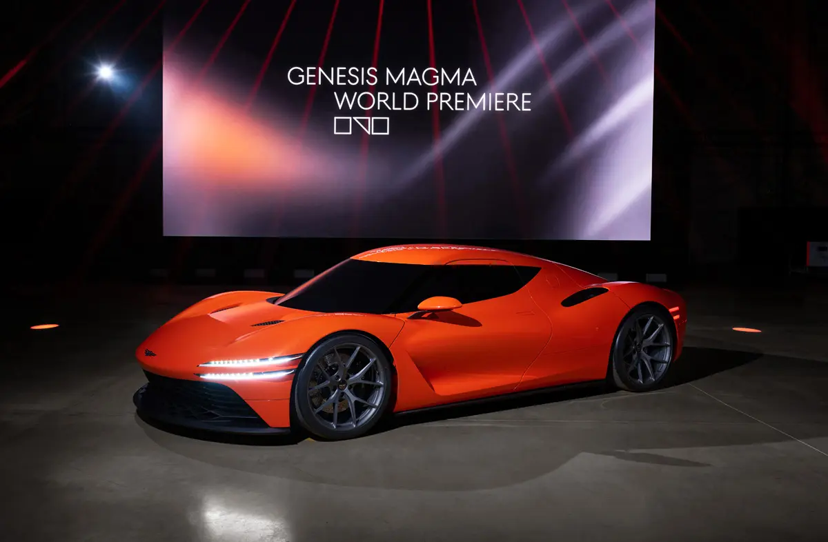 ヒョンデの高級ブランド「ジェネシス」よりマグマ GT コンセプト」発表。ついにスーパーカービジネスへと参入、GTレースへの挑戦も