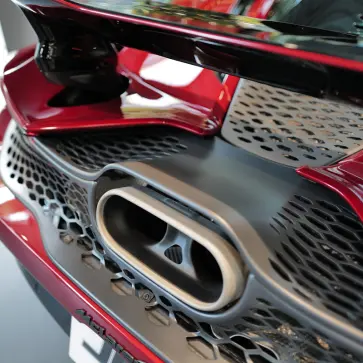 マクラーレン750S JC96のリア(テールパイプ)