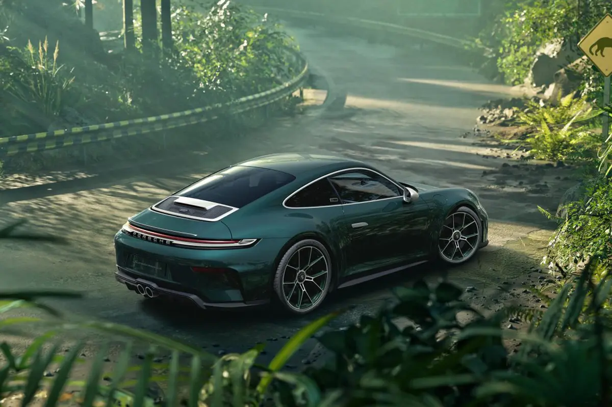 ポルシェ、「猫さん仕様」の911 GT3を発表。南米の熱帯雨林とヤマネコ“オセロット”に着想を得た特別限定モデル、制作はもちろんソンダーヴンシュ