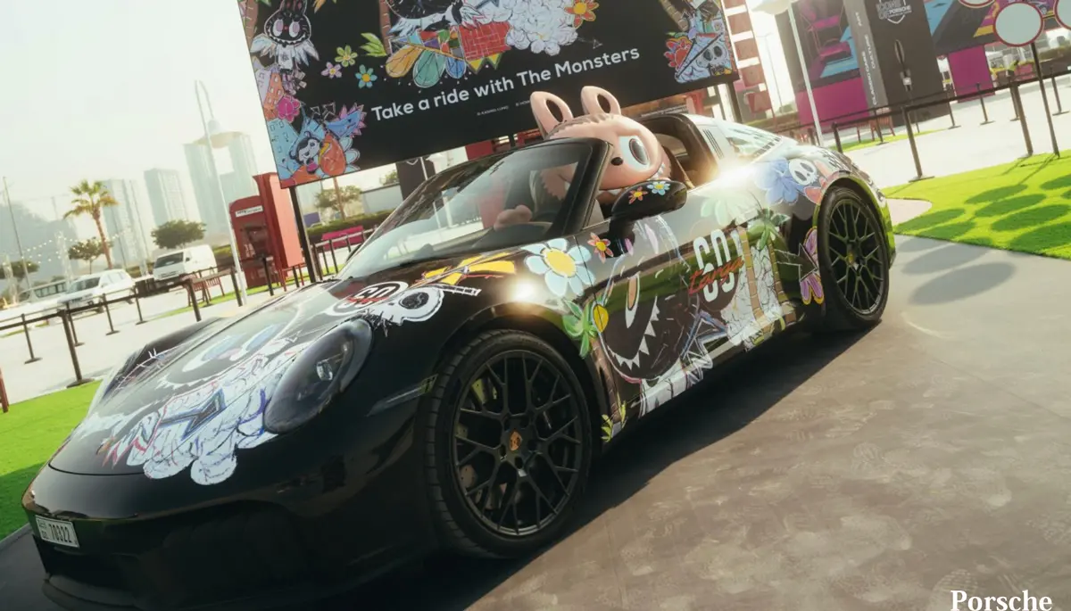 ポルシェ× ラブブの“衝撃”コラボ。ラブブ作者、ケーシング・ルンとの協業にて911タルガのアートカーと限定60体のラブブが登場、争奪戦は必至