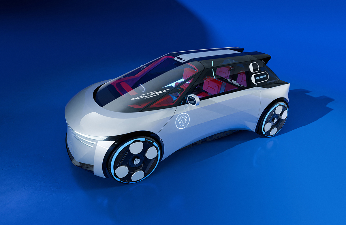 やはりフランスの自動車メーカーは奇天烈なクルマが好きだな・・・。プジョーが「四角いステアリングホイール」を本気で採用へ。新型コンセプトカー「ポリゴン」が示唆する208の未来