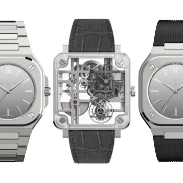 ベル&ロスが新作限定モデルを3本発表。鏡面の文字盤を持つ「BR-05 グレーミラー」、バレエを盤上で踊るかのような「BR-X3トゥールビヨン」。同社らしからぬ「時間がわかりにくい」仕様に