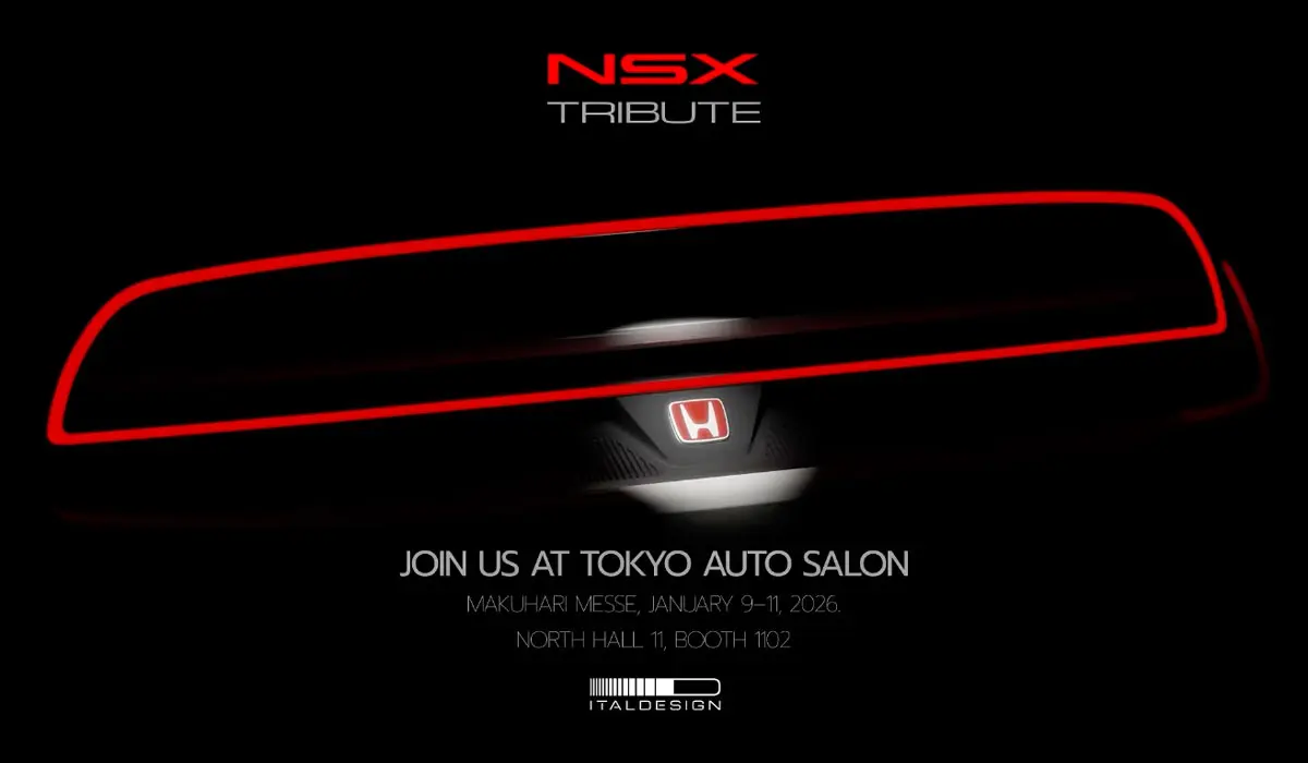 ホンダNSXが2度目の再生。イタルデザインによるレストモッド「NSXトリビュート」が2026年1月の東京オートサロンにて公開