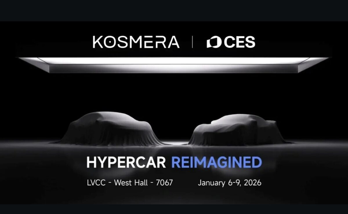 1900馬力の謎のハイパーカー「コスメラ（Kosmera）」が2026年1月開催のCESにて発表。ブースNo.からするとロボット掃除機メーカー「ドリーミー」？