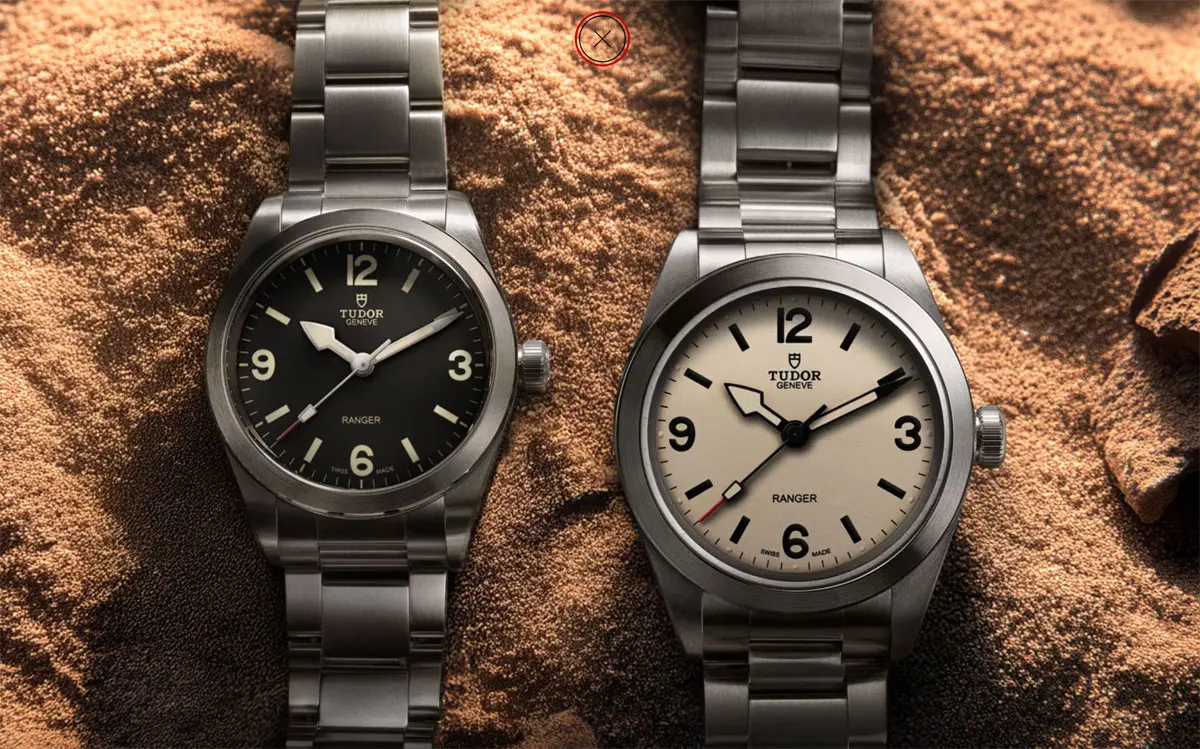 チューダーが「砂漠」をイメージしたレンジャー新作を発表。39ミリには新色、新バリエーションとして36ミリサイズが追加される