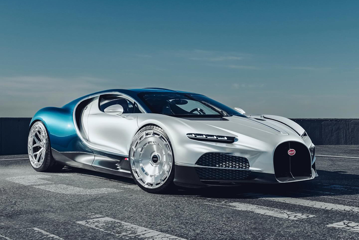 ブガッティ・トゥールビヨンに「禁断の社外ホイール」。ハイパーカーに「ディスク」が意外と似合う。ちなみに「前後で異なるデザイン」