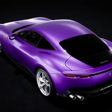 「フェラーリにパープル」は思い切った選択？現在乗っている296GTB以上にアグレッシブなボディカラーであるのは間違いない