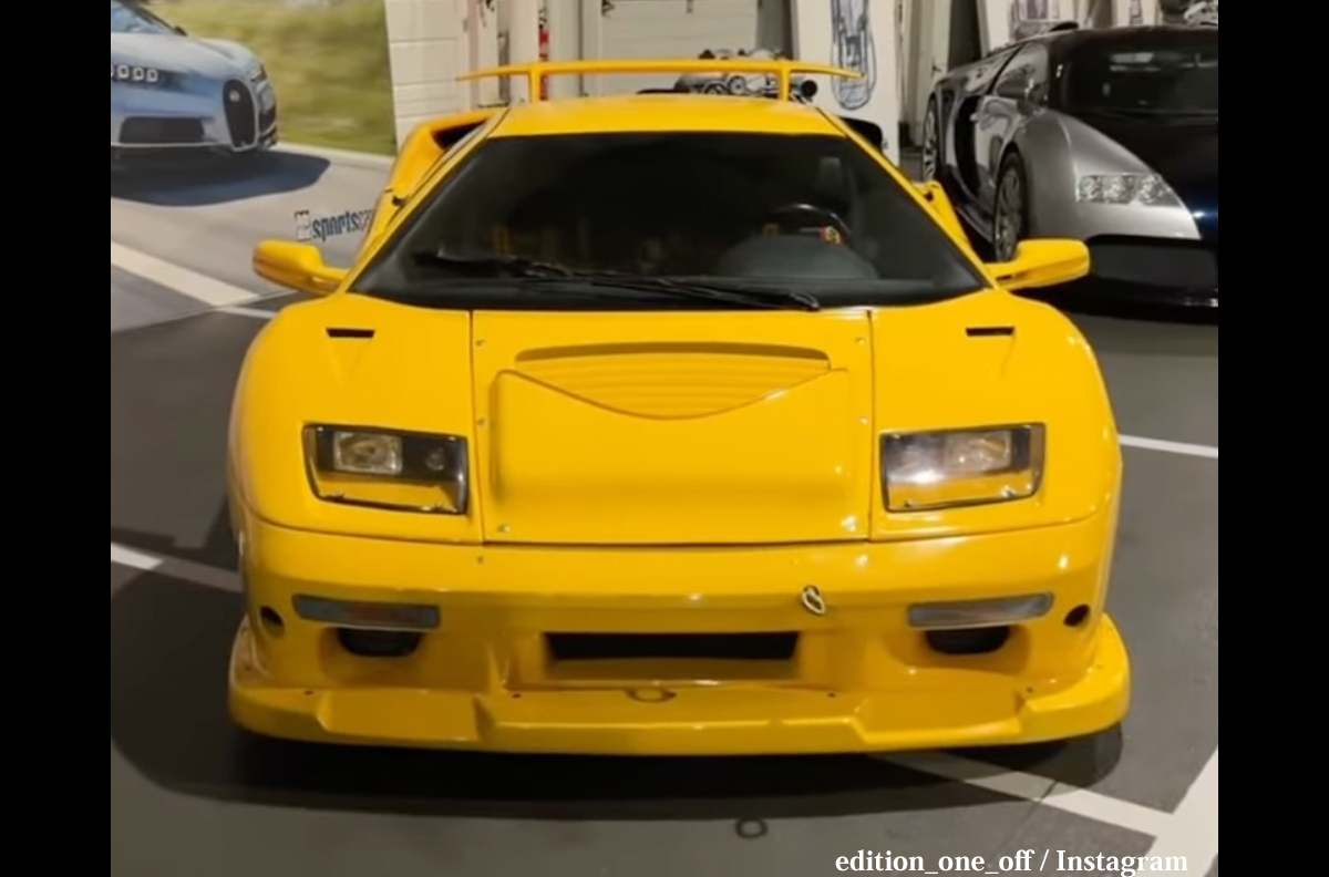 こんな車もあったのか・・・。「ブガッティ・ヴェイロン開発のため」VWが極秘に改造した「W16エンジンを搭載するランボルギーニ ディアブロ」の存在が明らかに