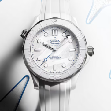 オメガが「ミラノ・コルティナ 2026」オリンピックとの限定コラボ腕時計「シーマスター ダイバー300M」を発売。冬期5輪を連想させる「スノー」「アイス」な仕上がりに【動画】