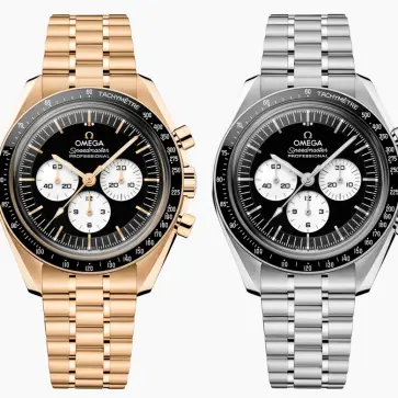 オメガが「スピードマスター ムーンウォッチ」にリバースダイヤル追加。これまでにない高コントラスト、さすがに「無限値上げ」は落ち着いたっぽい