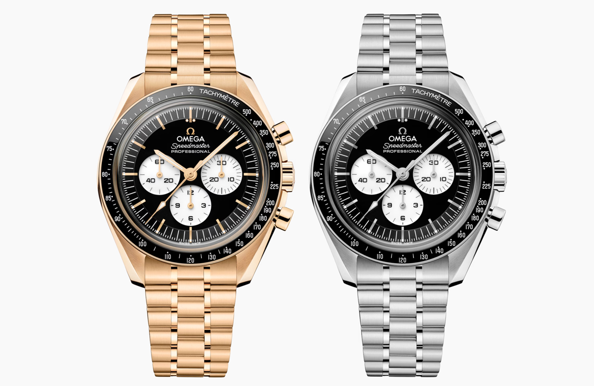 オメガが「スピードマスター ムーンウォッチ」にリバースダイヤル追加。これまでにない高コントラスト、さすがに「無限値上げ」は落ち着いたっぽい