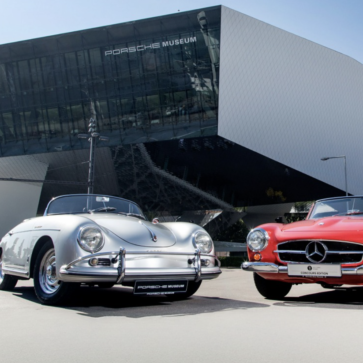 メルセデス・ベンツ「140周年」にポルシェがラブレターと祝辞。一方のBMWは強烈な皮肉の一撃を放ったとして話題に