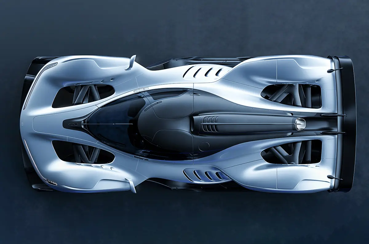 【空力の天才が放つ最終兵器】レッドブル「RB17」最終デザインが遂に公開。1.5万回転V10と1200馬力の衝撃スペック、自動車史上もっとも「宇宙船的」