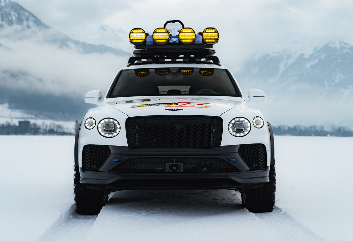 【氷上の怪物】ベントレー「ベンテイガ X コンセプト」発表。650馬力で雪原を駆ける究極のSUV、もしかすると実際に発売されるかも