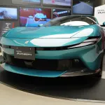 フェラーリ アマルフィの「イメージカラー」、ヴェルデ・コスティエラを見てきた。ナンバープレートの位置が「超ナイス」【動画】