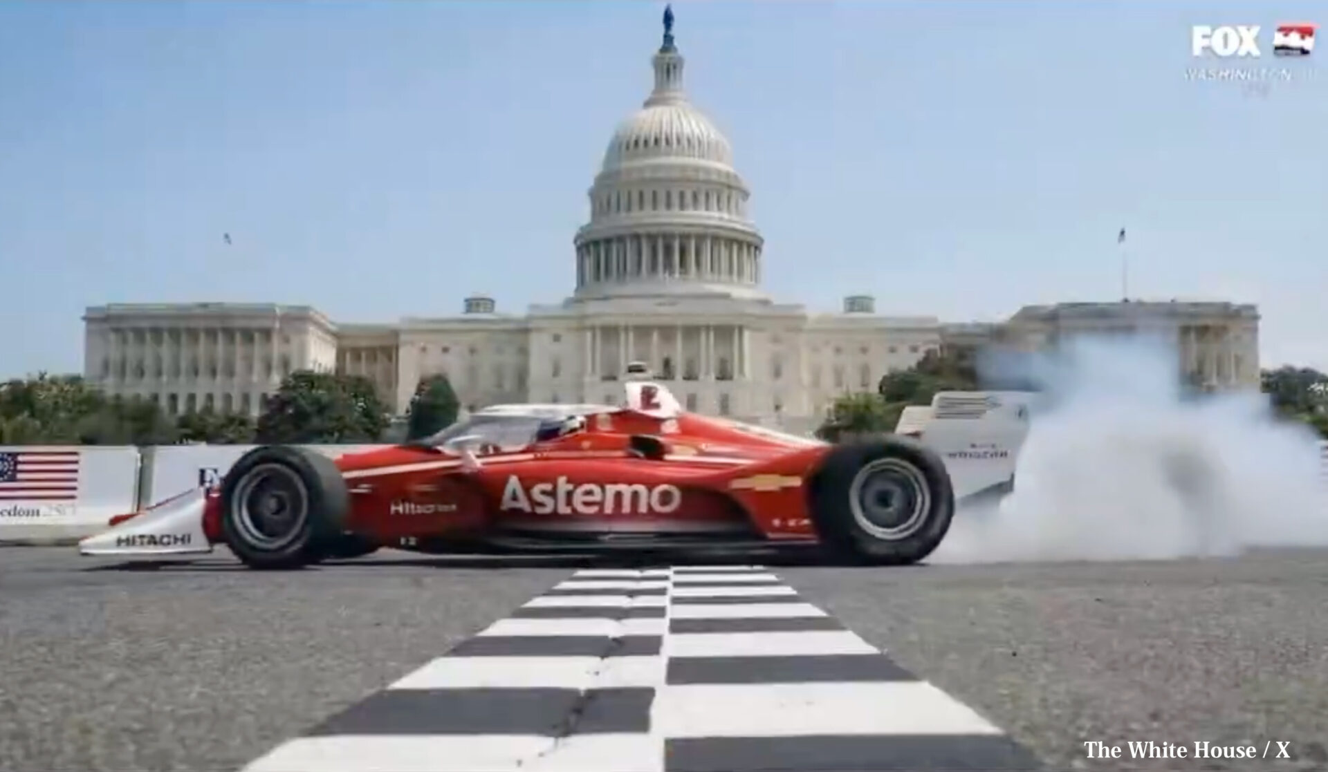 【全米震撼】ワシントンD.C.を舞台としてインディカーが走る。トランプ大統領自らが建国250周年を記念し市街地コースでのレース開催を指示