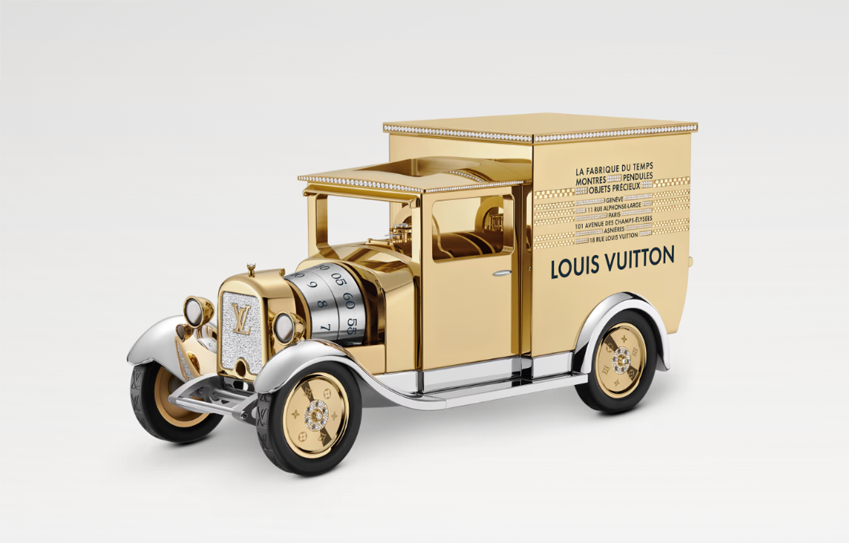 ルイ・ヴィトンが「億ションが買える価格」のトラック型置き時計を発売。富裕層が熱狂する1億円超え限定モデルとは