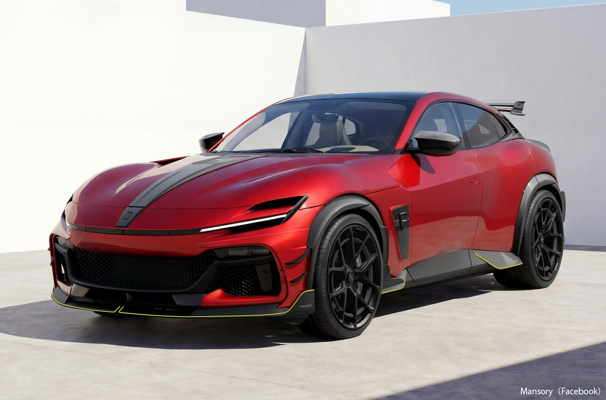 【これはちょっと「ソフト」じゃないな・・・】マンソリーがフェラーリプロサングエ向け「ソフトキット」発表。「あまり目立ちたくない人にオススメです」